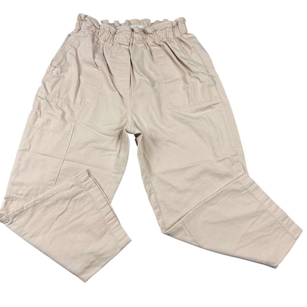 Anthropologie Cargo Pants Womens S Peach Beige Paperbag Utility OB1725442